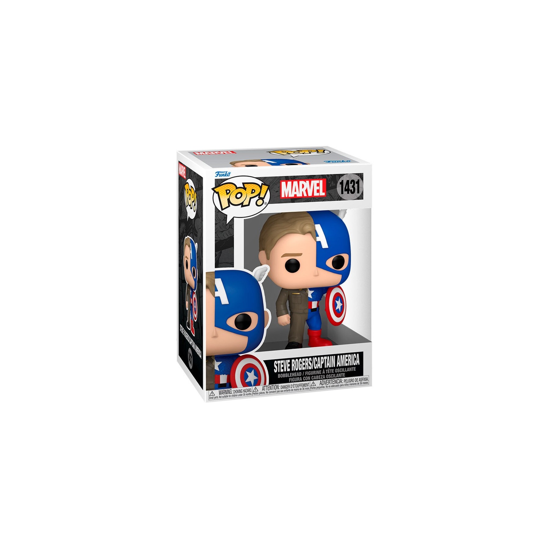 Figura Pop Marvel Steve Rogers/Capitan America
