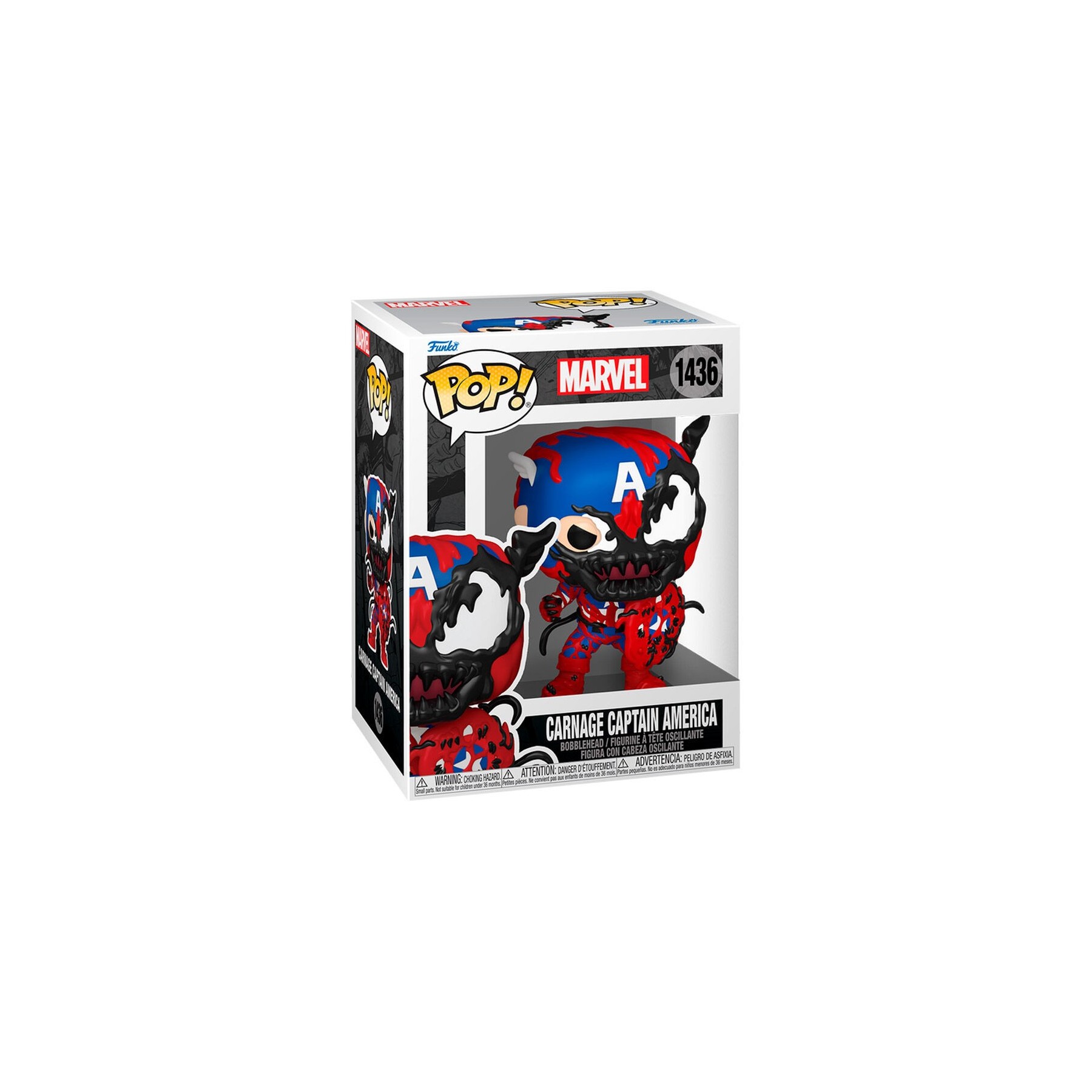 Figura Pop Marvel Carnage Capitan America