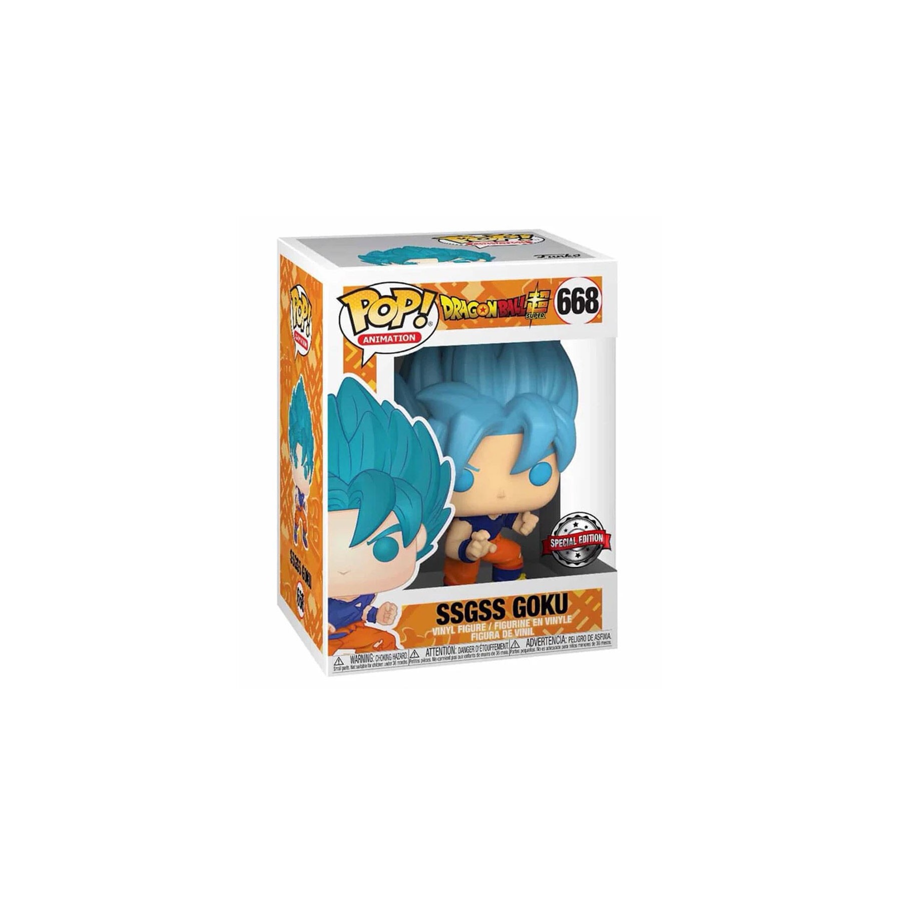 Figura Pop Dragon Ball Super Ssgss Goku Exclusive
