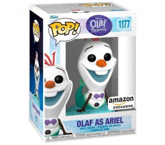 Figura Pop Disney Olaf Present - Olaf As Ariel Exclusive