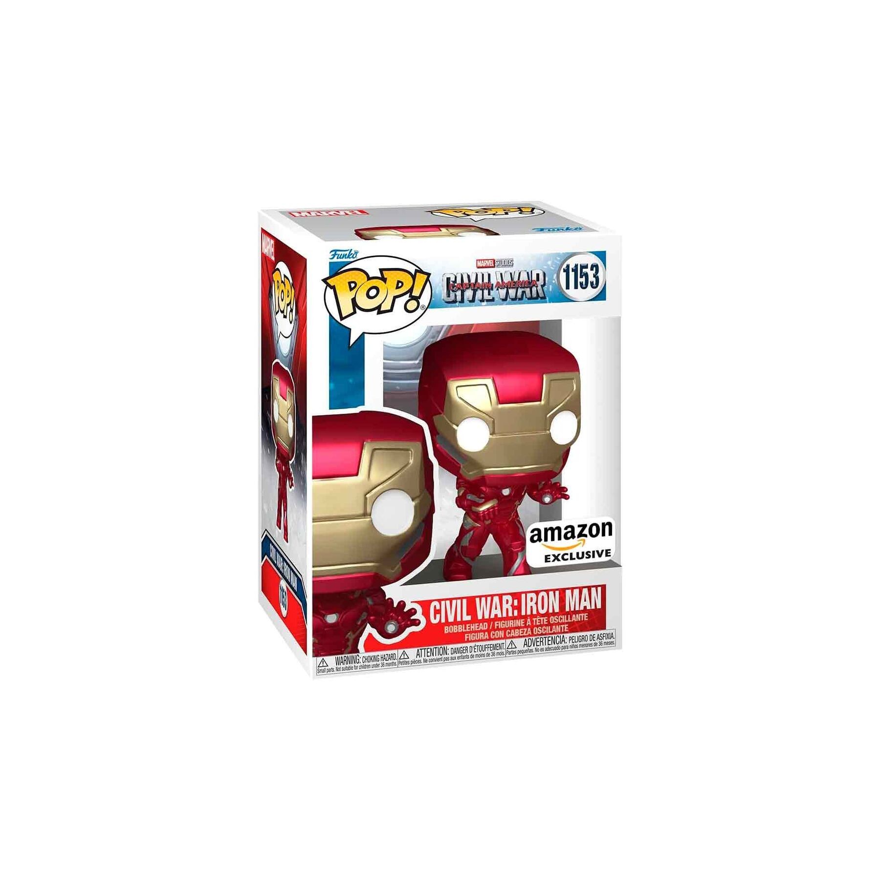 Figura Pop Marvel Civil War Captain America - Civil War Iron