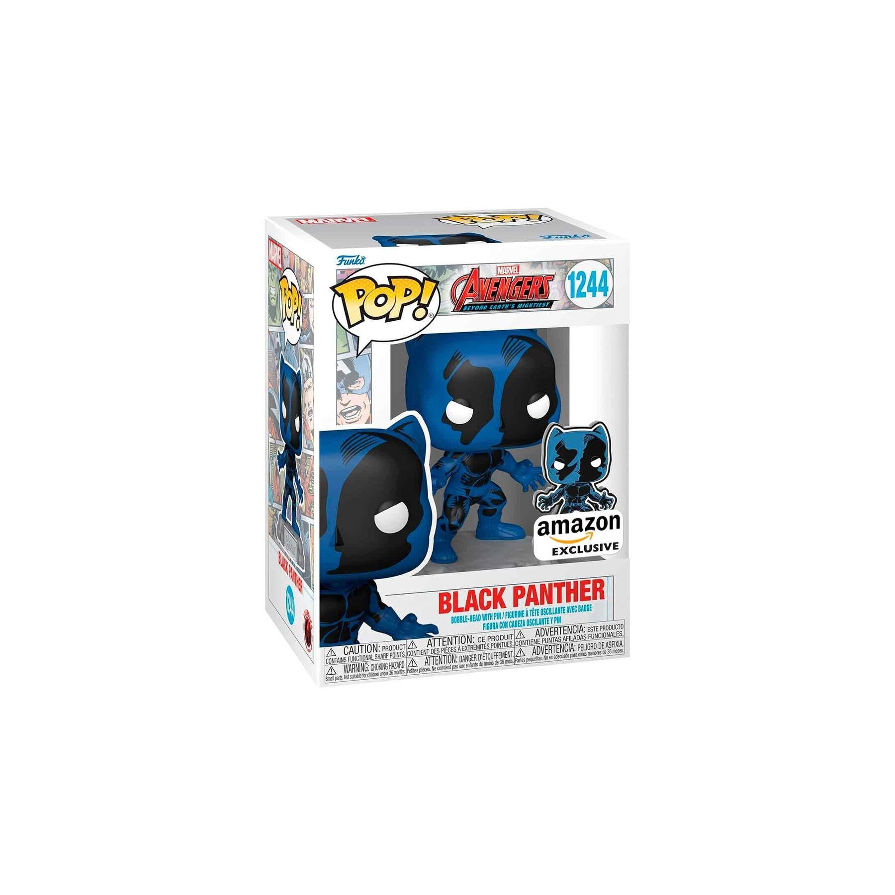 Figura Pop Marvel Avengers 60Th Anniversary Comic Black Pant