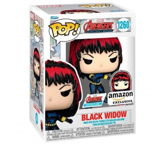 Figura Pop Marvel Avengers 60Th Anniversary Comic Black Wido