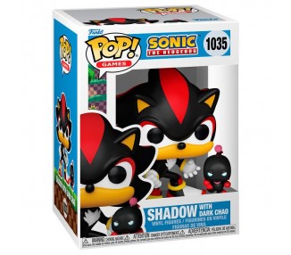 Figura Pop Sonic The Hedgehog Shadow With Dark Chao