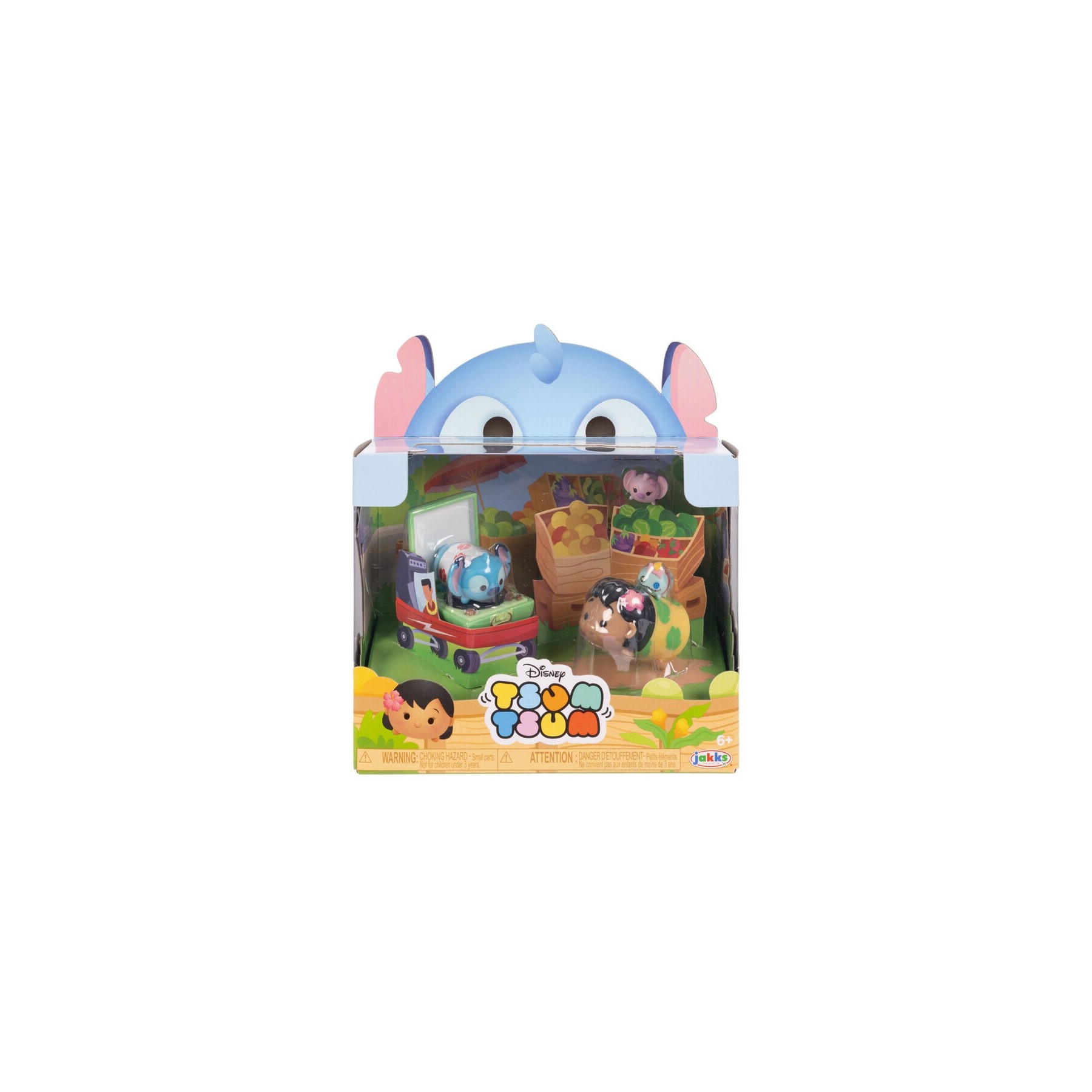 Figura Story Moment Tsum Tsum Stitch Disney 6 Unidades