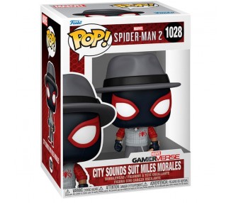 Figura Pop Marvel Spider-Man 2 City Sounds Suit Miles Morale