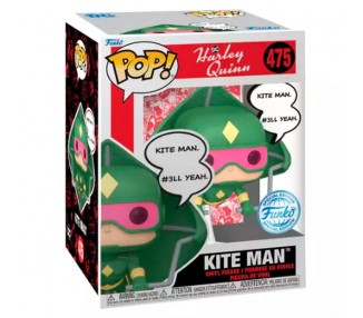 Figura Pop Deluxe Dc Comics Harley Quinn Kite Man Exclusive
