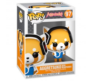 Figura Pop Aggretsuko - Aggretsuko With Headphones