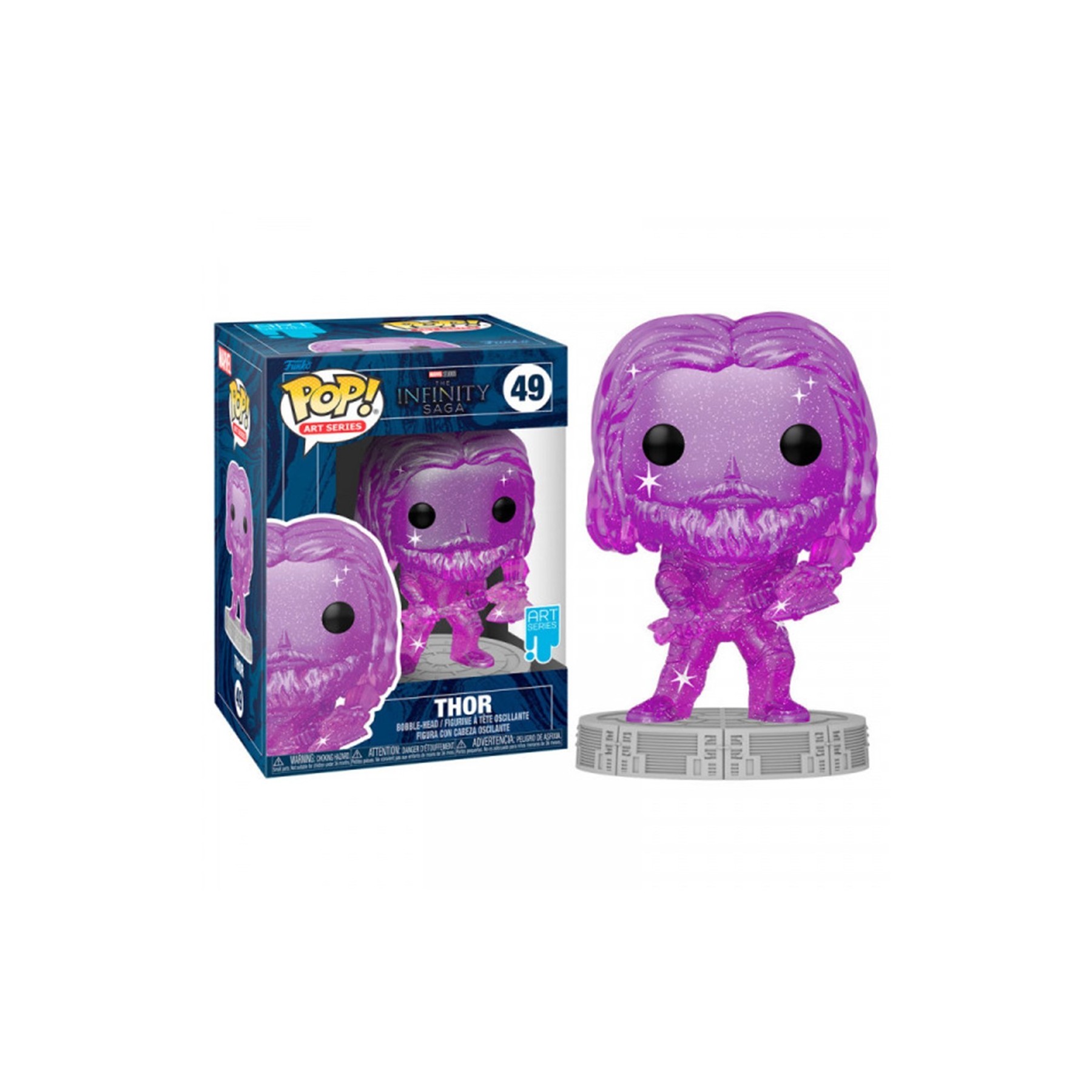 Figura Funko Pop Marvel Infinity Saga Thor Purple
