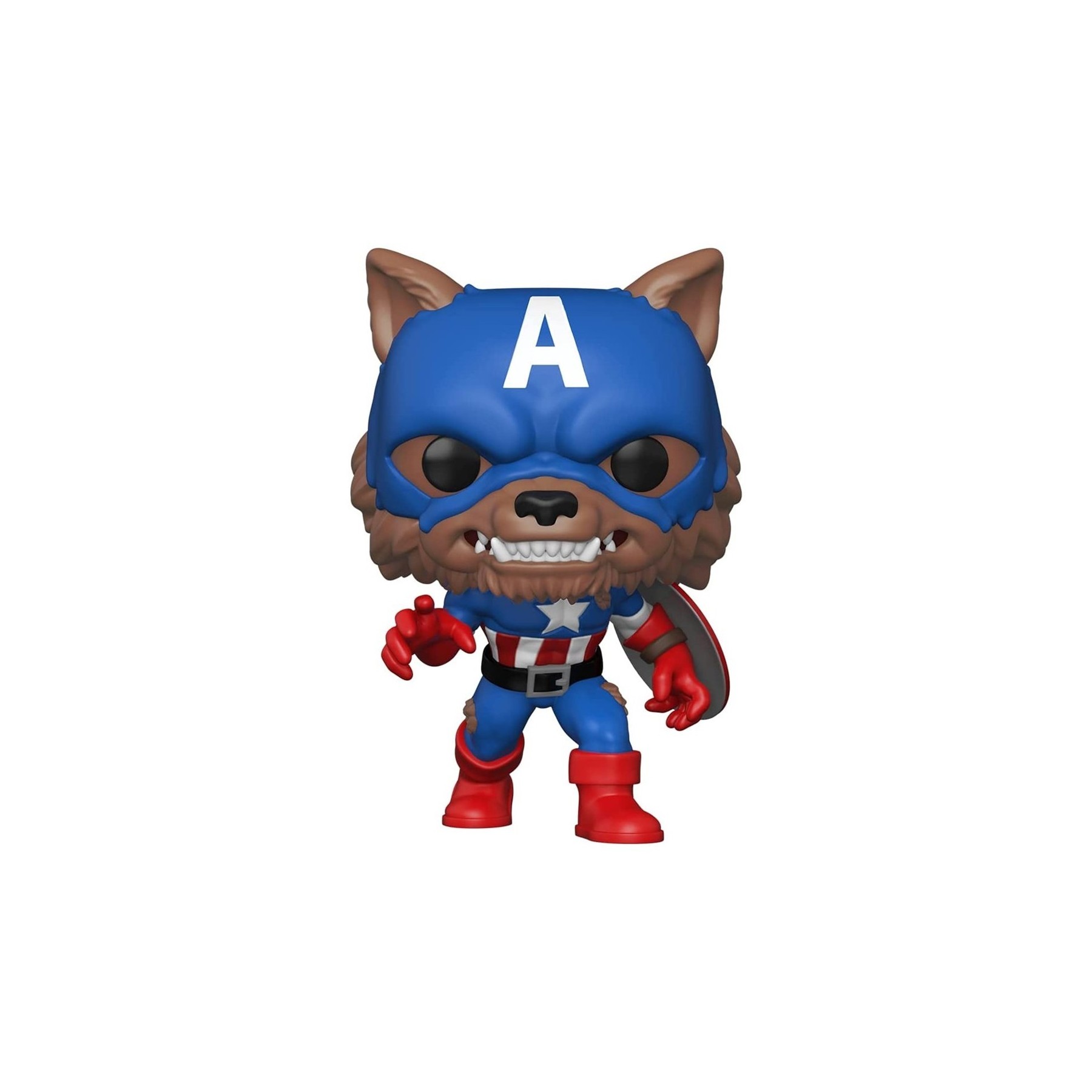 Figura Funko Pop Marvel Capitan America Capwolf Edicion Lim