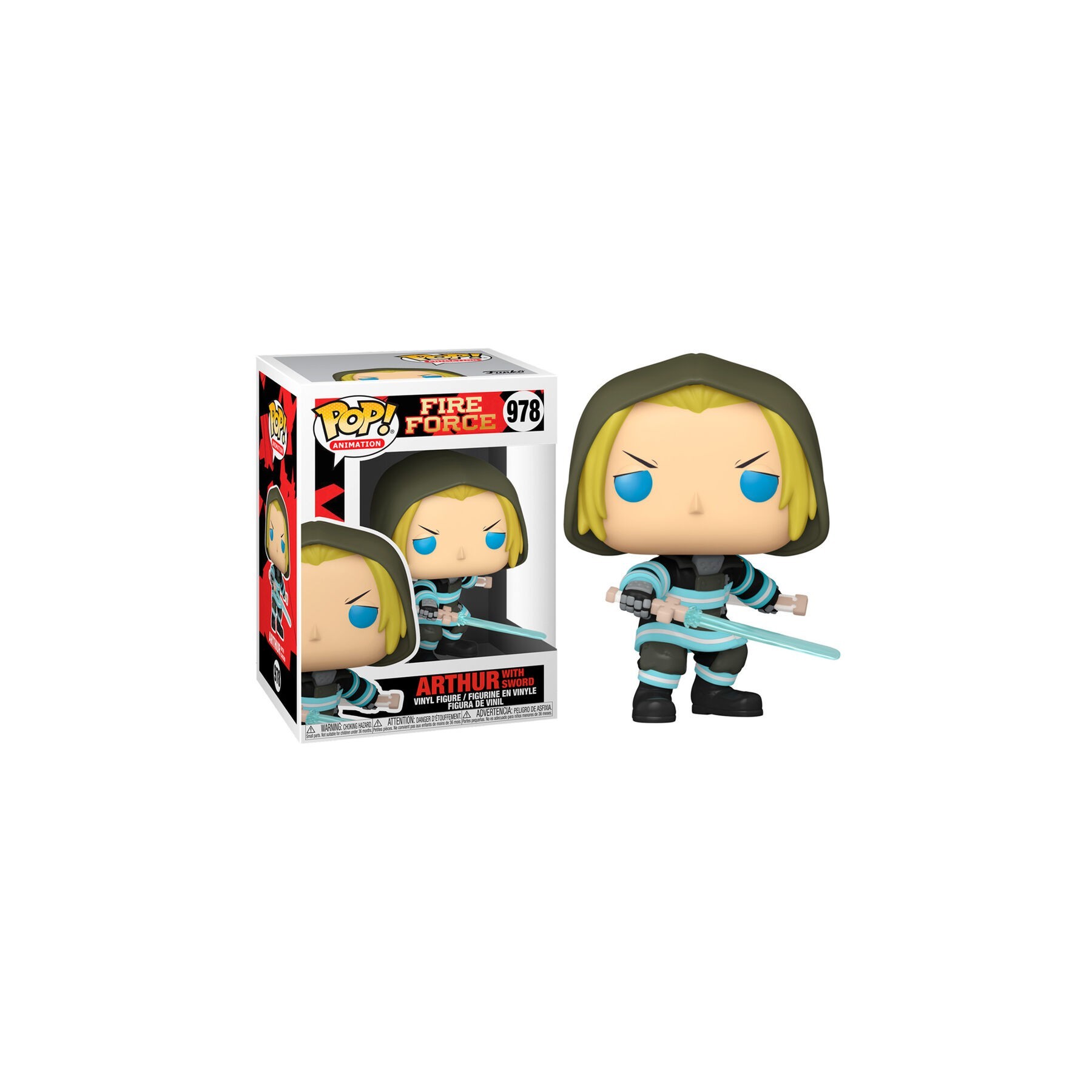 Figura Pop Fire Force Arthur With Sword