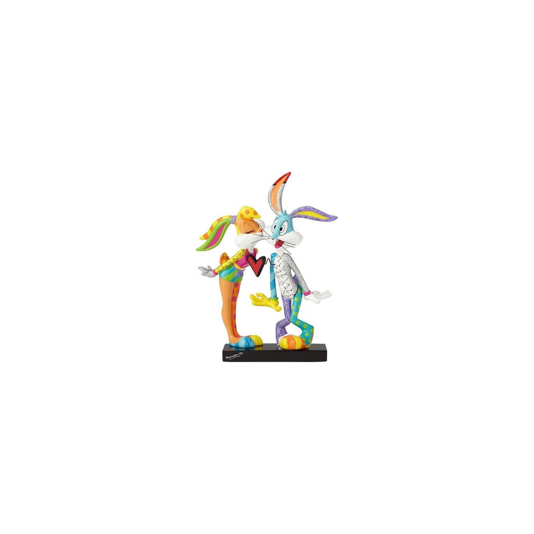Figura Enesco Looney Tuneslola Y Bugs Bunny