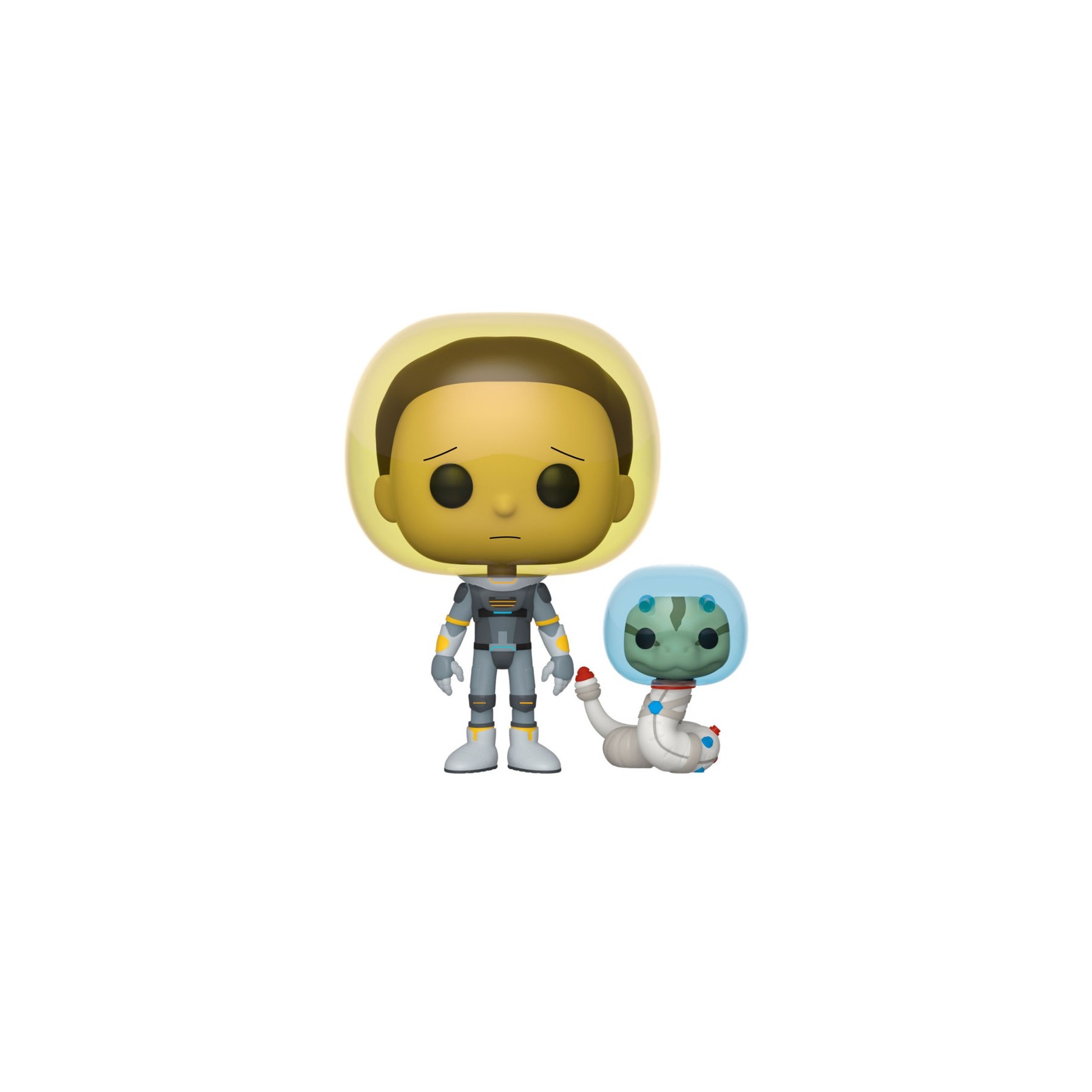 Figura Pop Rick And Morty Space Suit Morty With Snake
