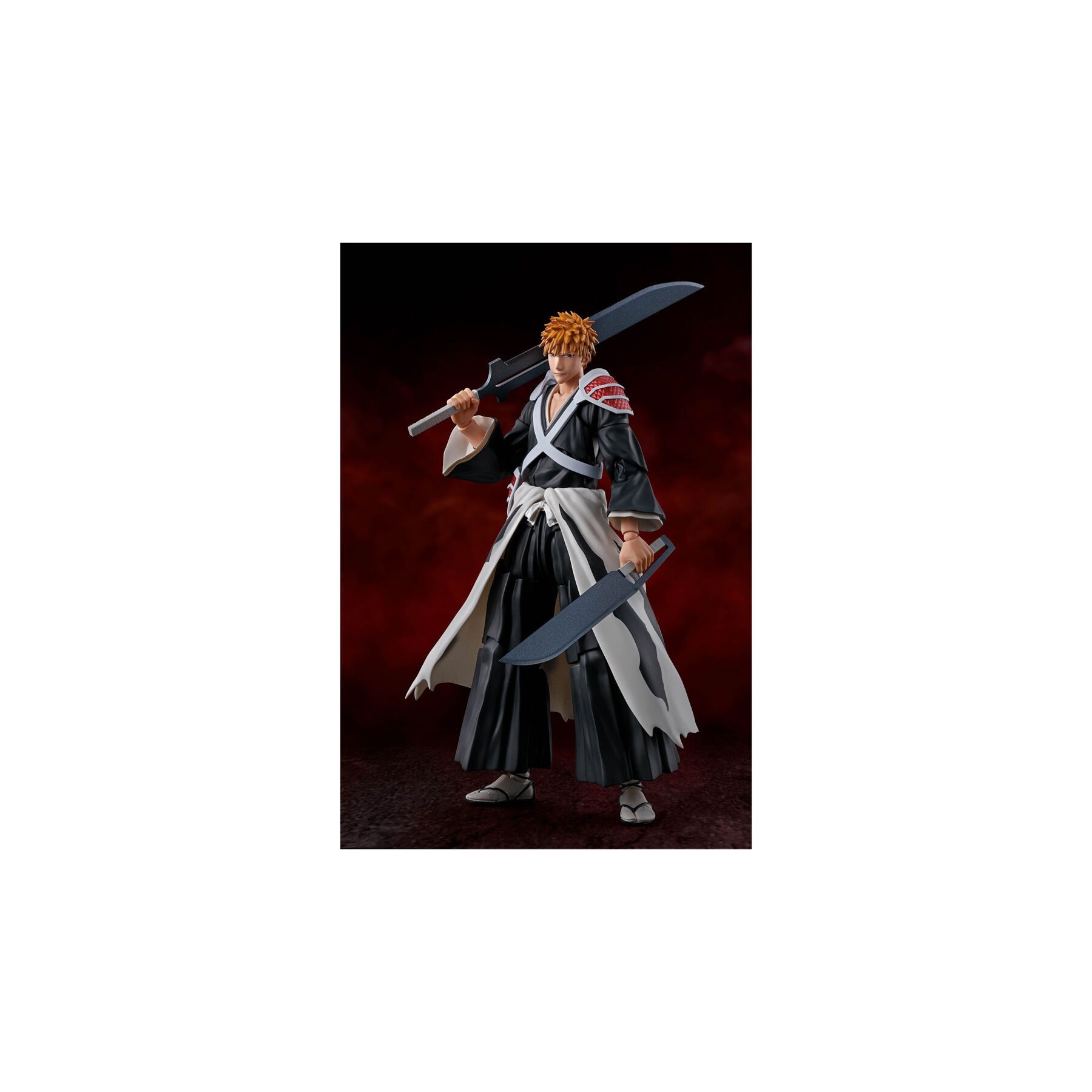 Figura S.H Figuarts Ichigo Kurosaki Dual Zangetsu Bleach 15C