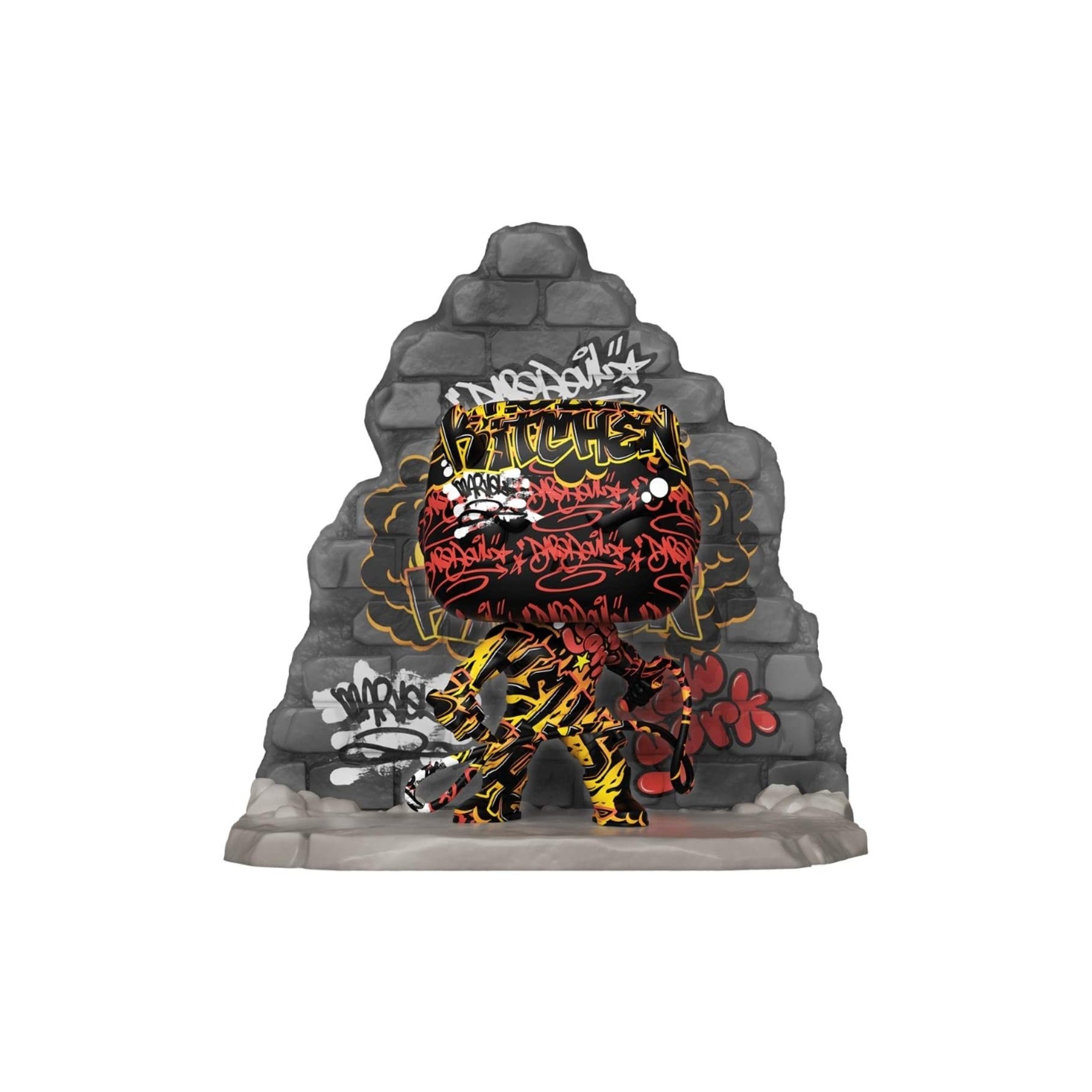 Funko Pop Deluxe Marvel Daredevil Efecto Graffiti Deco Exclu