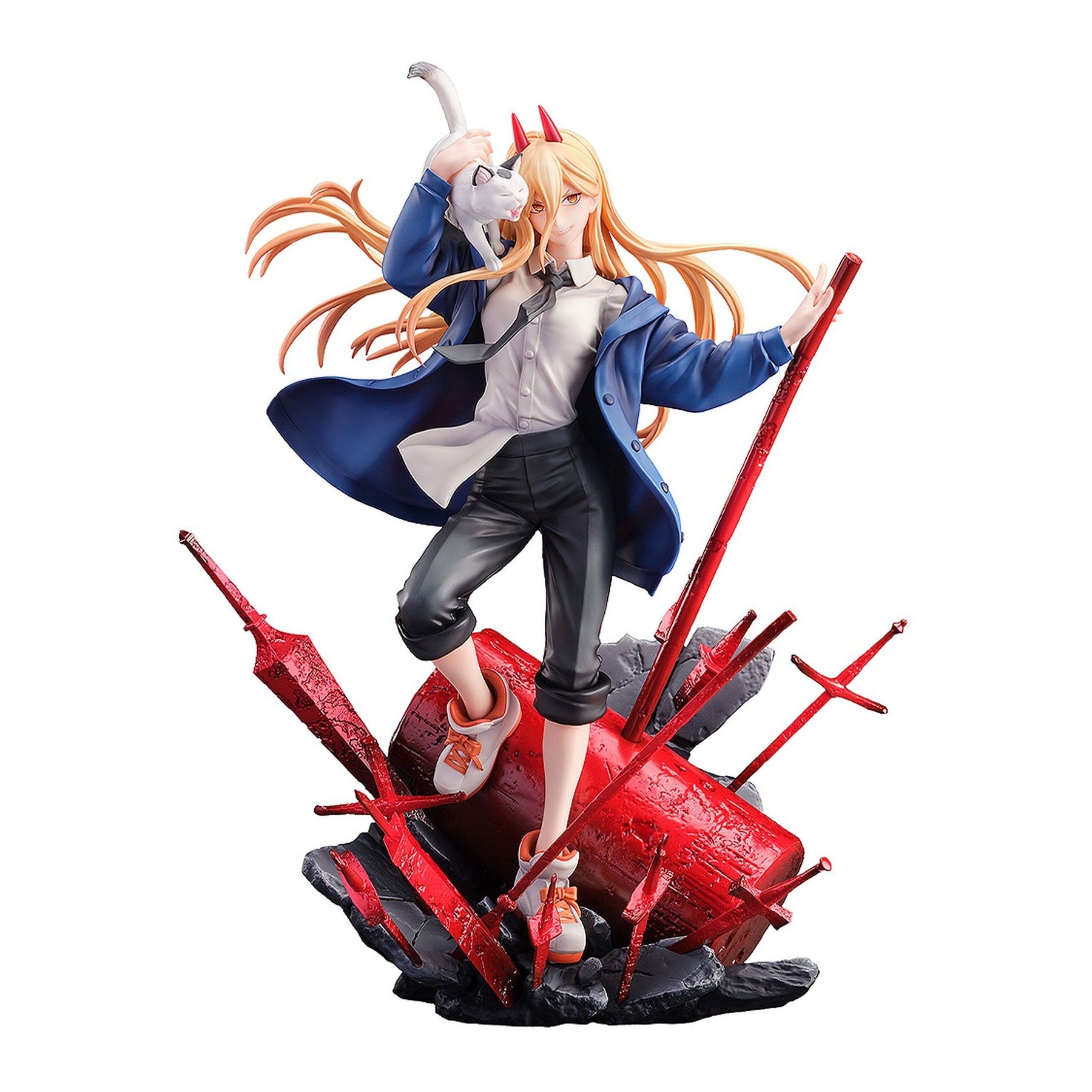 Power & Meowy Fig. 28 Cm Chainsaw Man 1 - 7 Scale