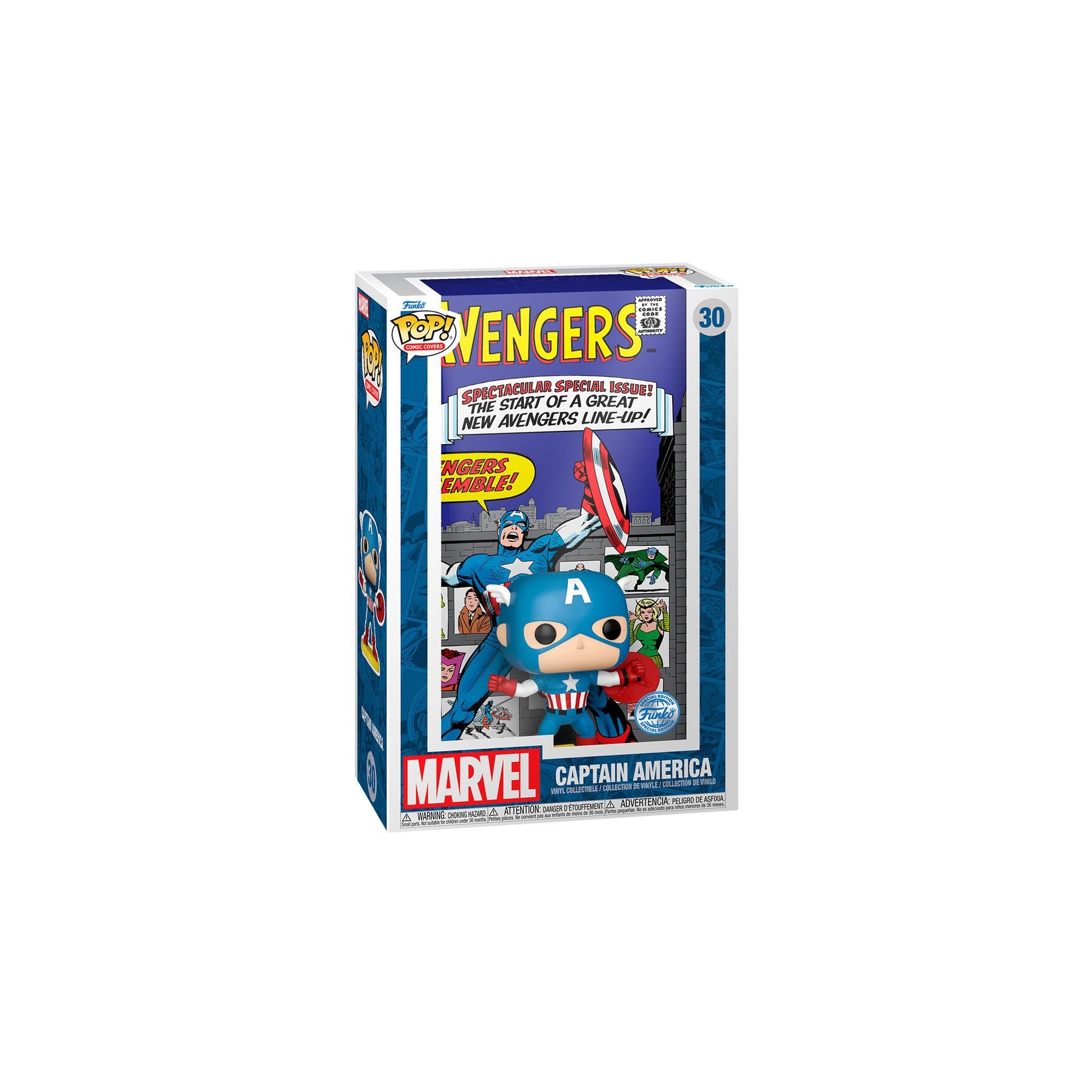 Figura Pop Comic Cover Marvel Los Vengadores Avengers Capita