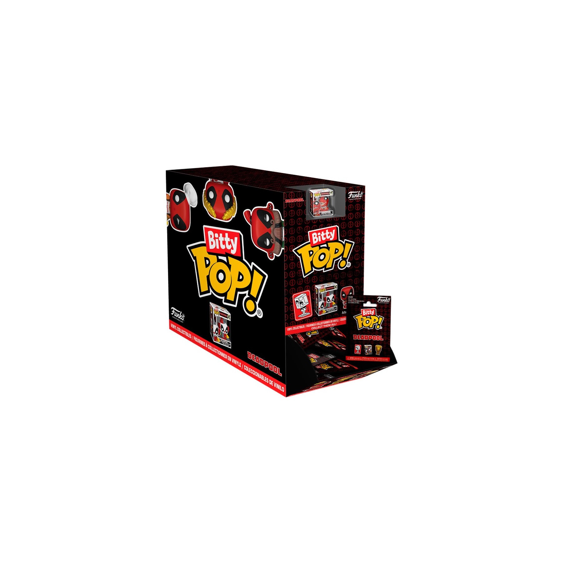Figura Mystery Bitty Pop Marvel Deadpool Surtido 32 Unidades