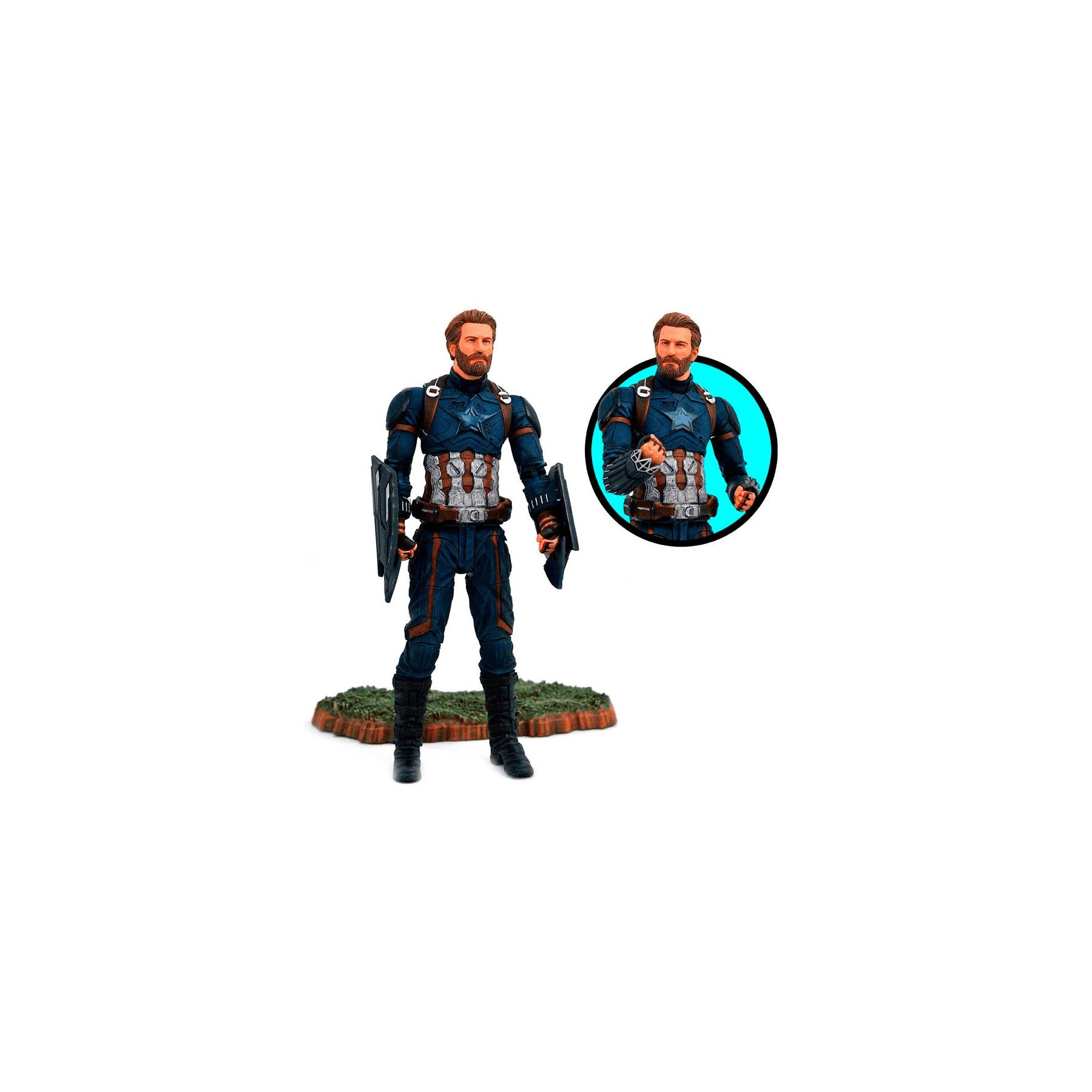 Figura Articulada Capitan America Vengadores Avengers Marvel
