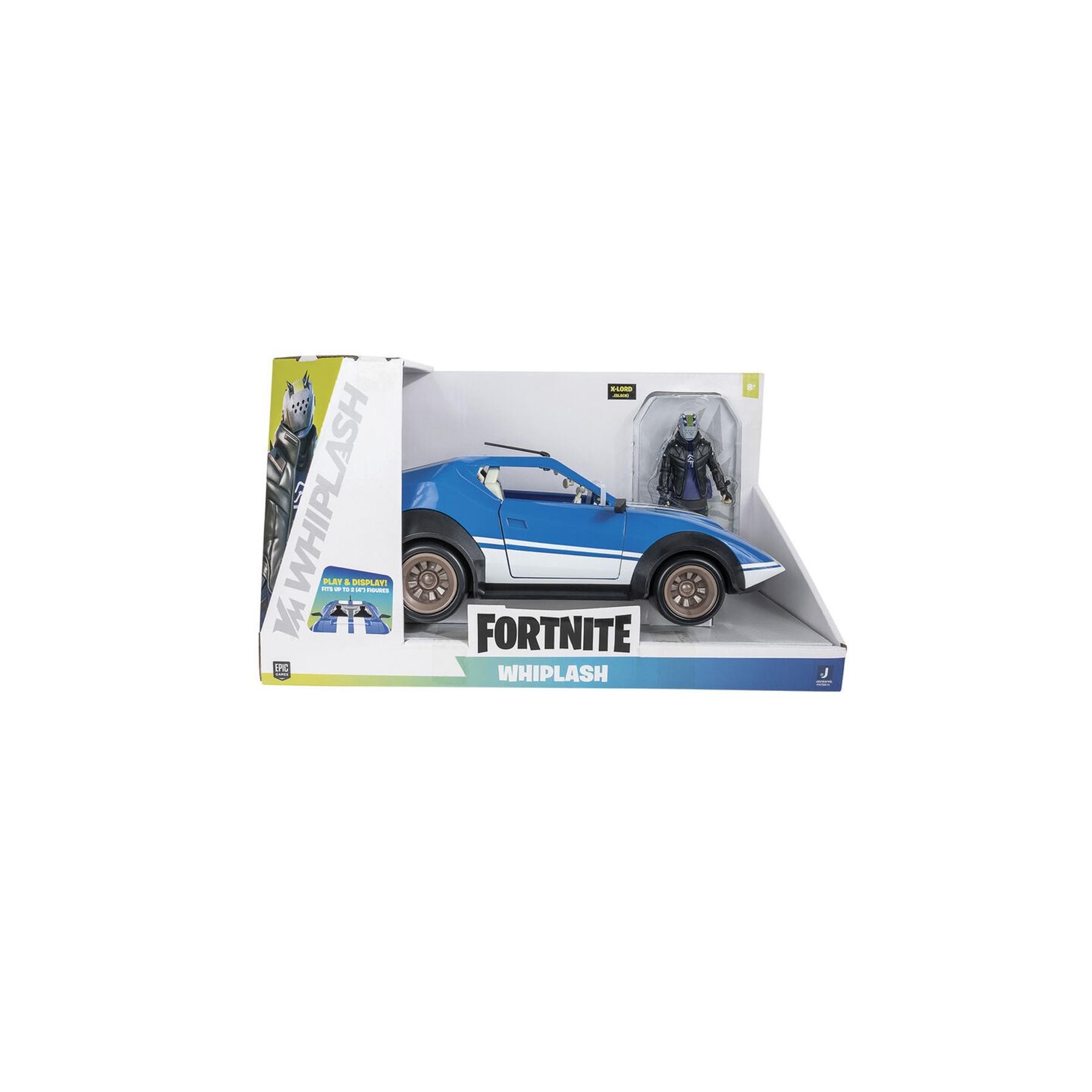 Set Figura X-Lord + Vehiculo Whiplash Fortnite 10Cm