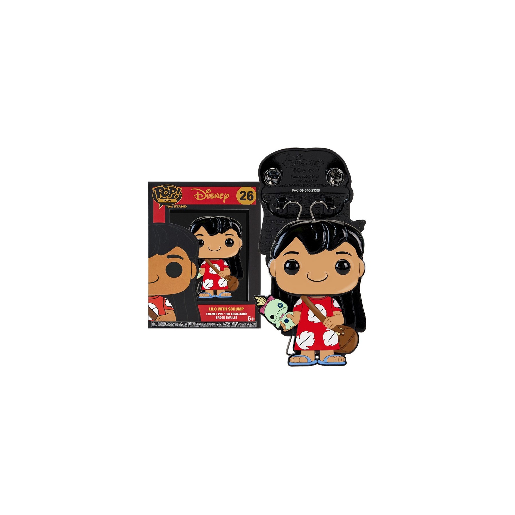 Lilo & Stitch -  Pin Stitch Lilo With Scrump