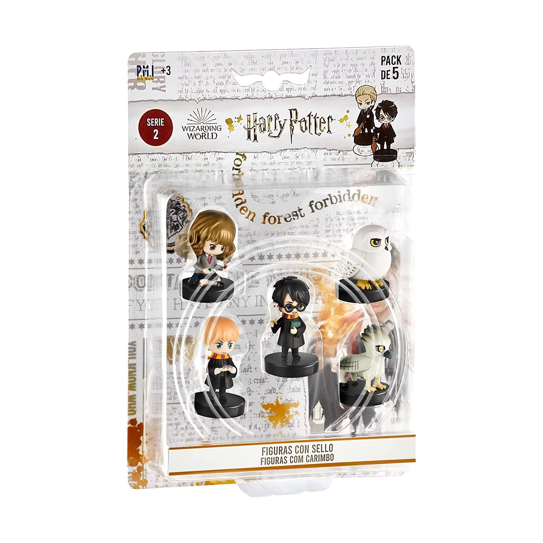 Harry Potter (S2) -  Pack 5 Figuras Con Sello