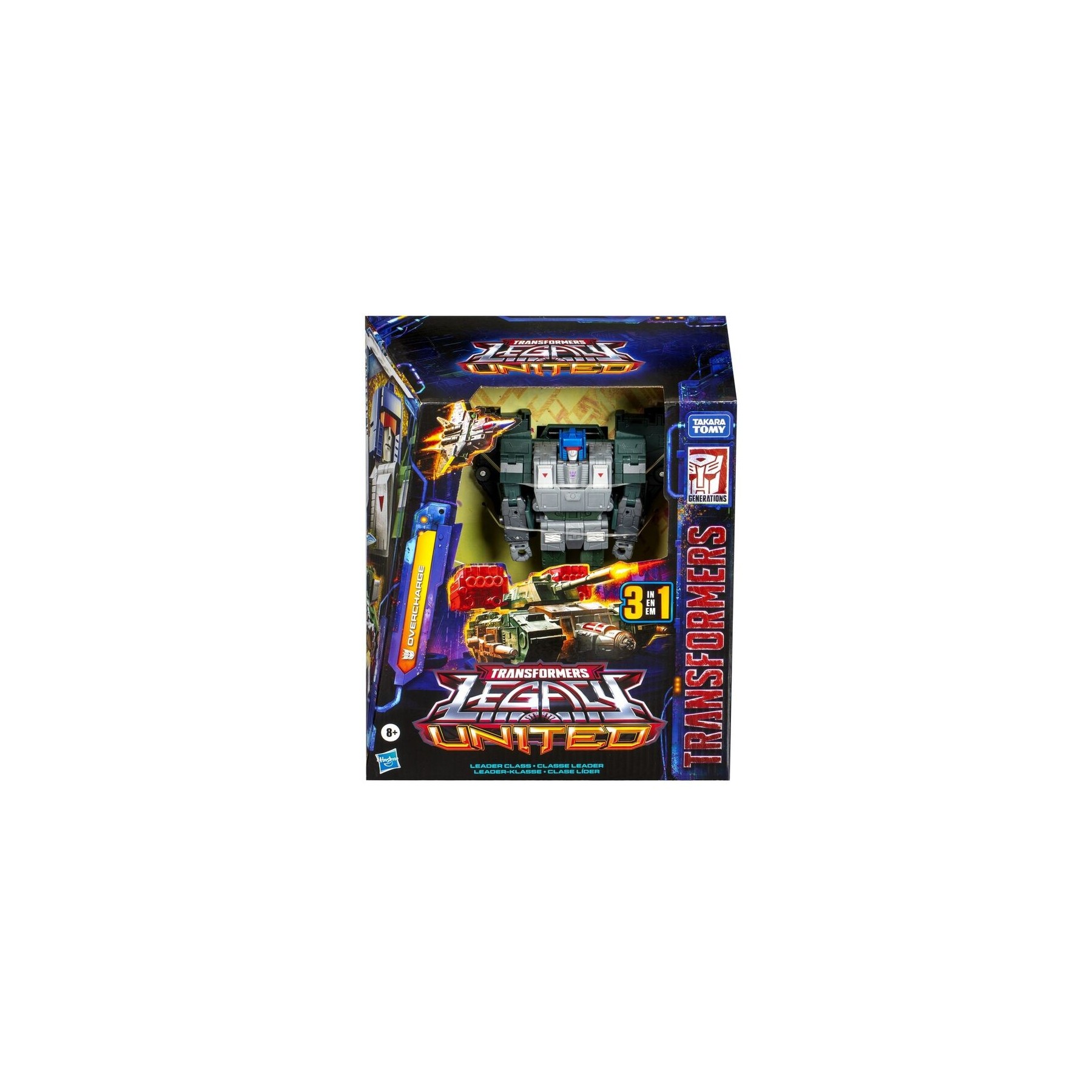 Figura Deluxe Overcharge Transformers Legacy United 19Cm