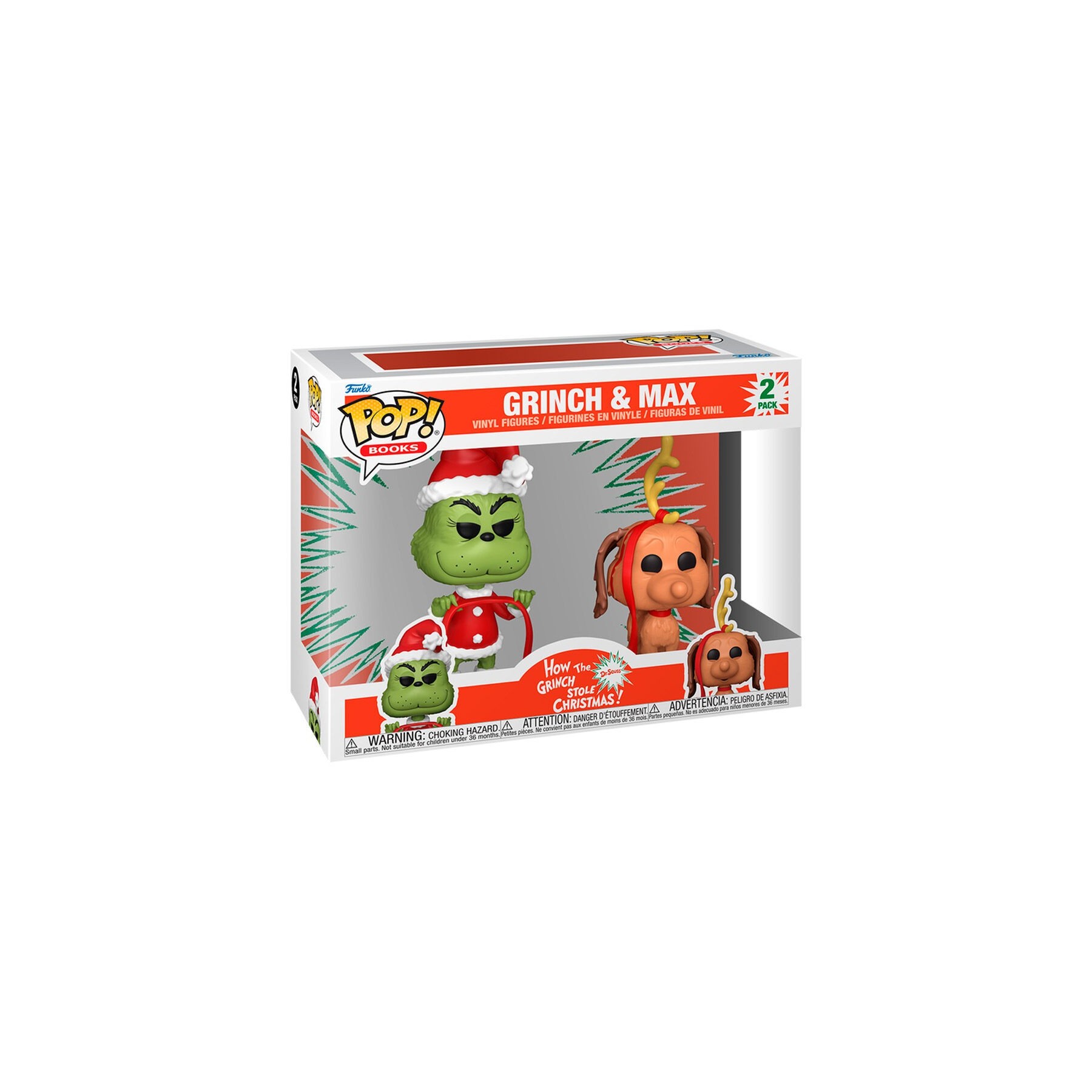 Blister 2 figuras POP The Grinch - Grinch & Max