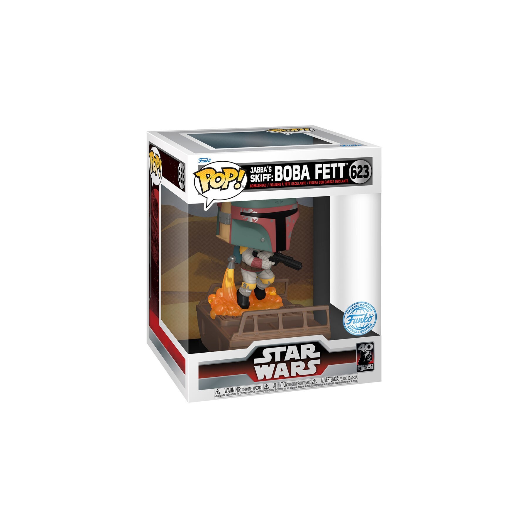 Figura POP Deluxe Star Wars Boba Fett Exclusive