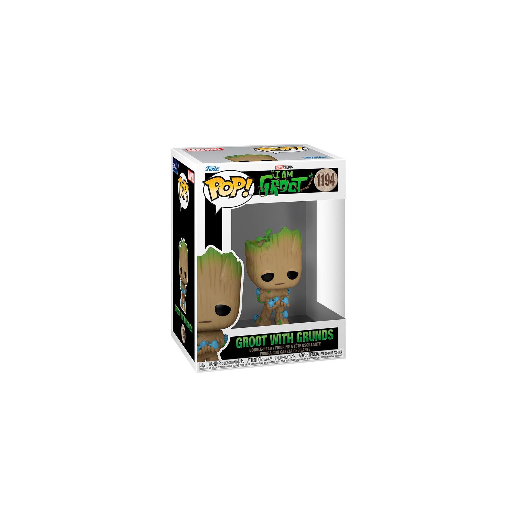 Figura POP Marvel I am Groot - Groot with Grunds