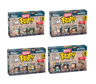 Blister 4 figuras Bitty POP Avatar The Last Airbender Aang surtido