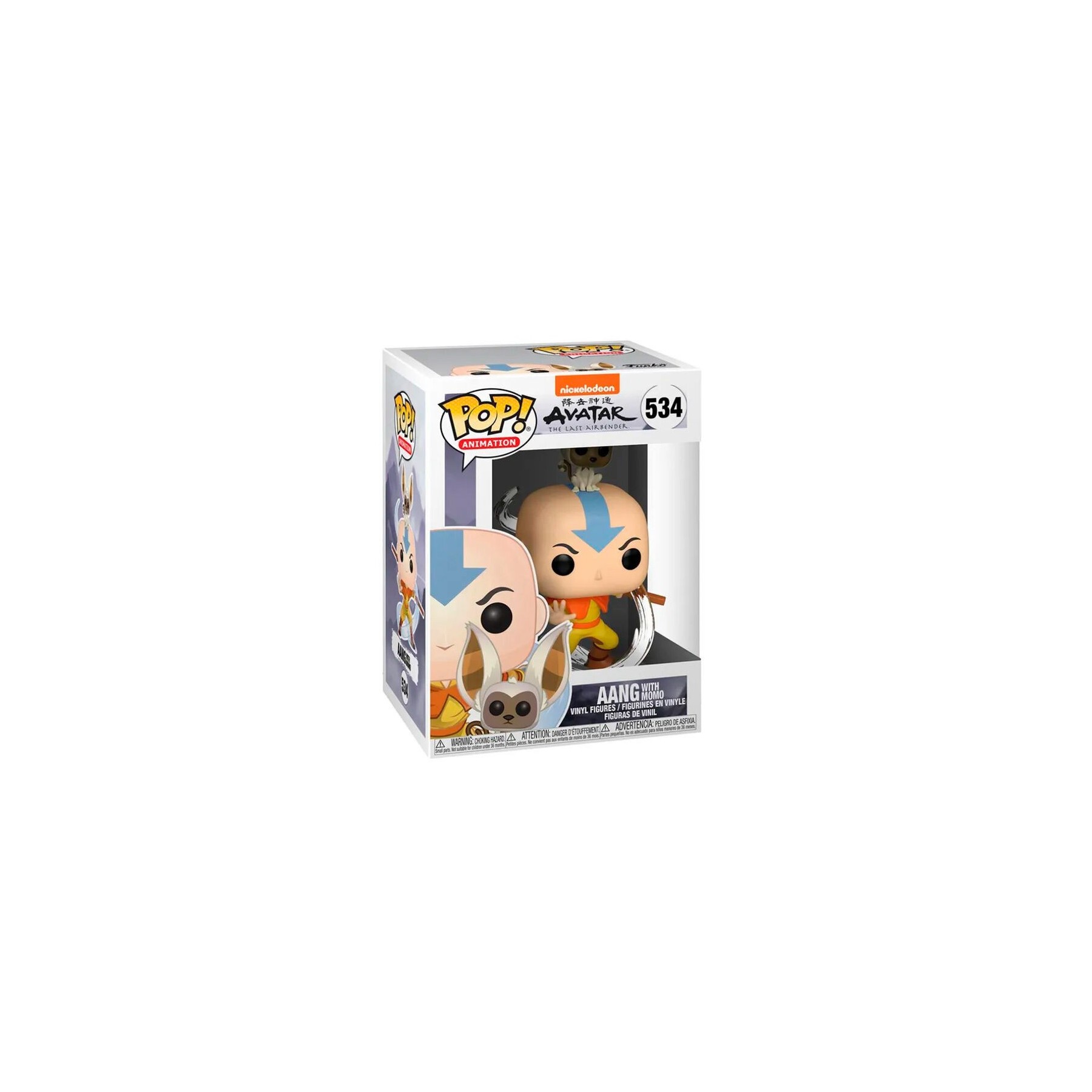 Figura POP Avatar the Last Airbender Aang with Momo