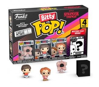 Blister 4 figuras Bitty POP Stranger Things Demogorgon