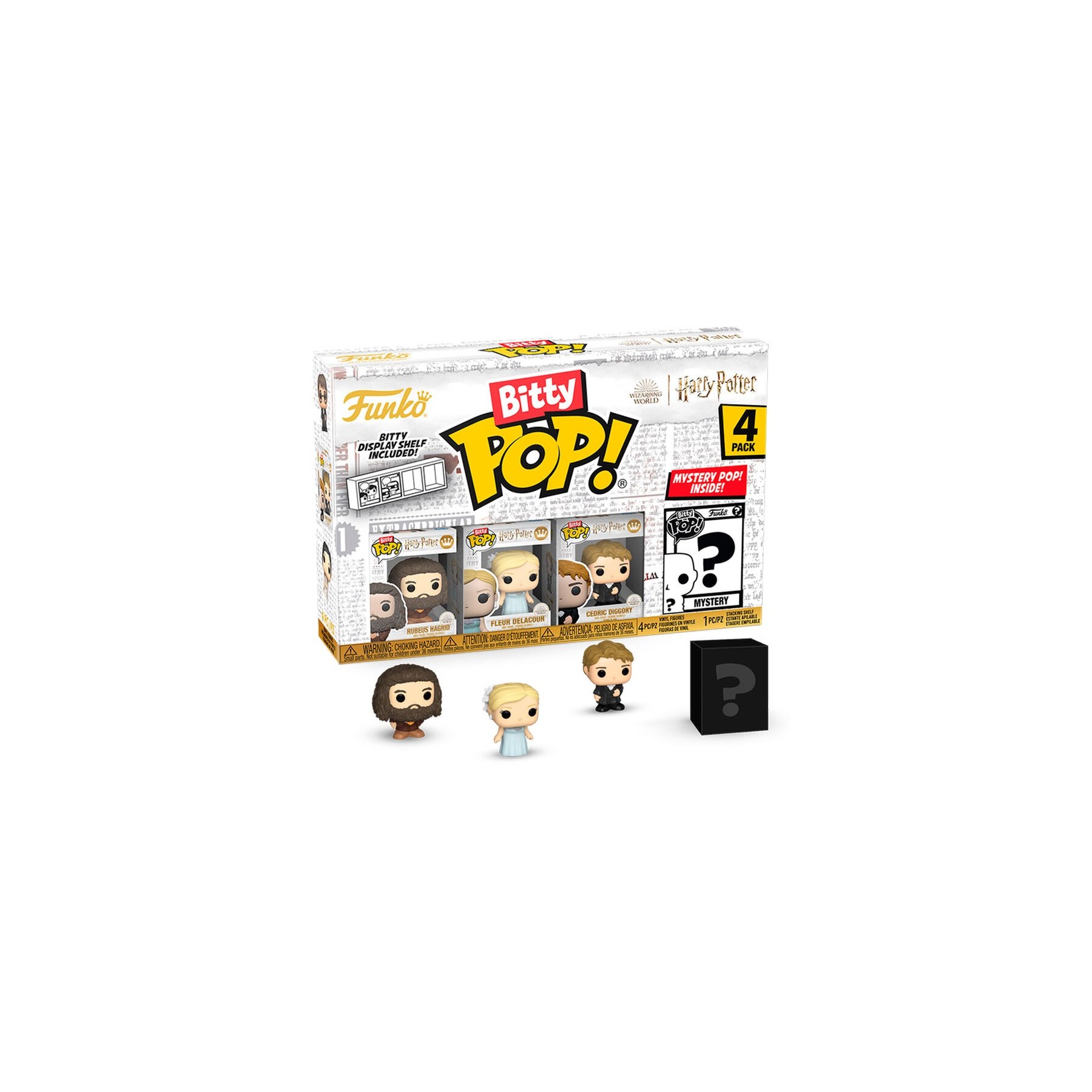 Blister 4 figuras Bitty POP Harry Potter Hagrid