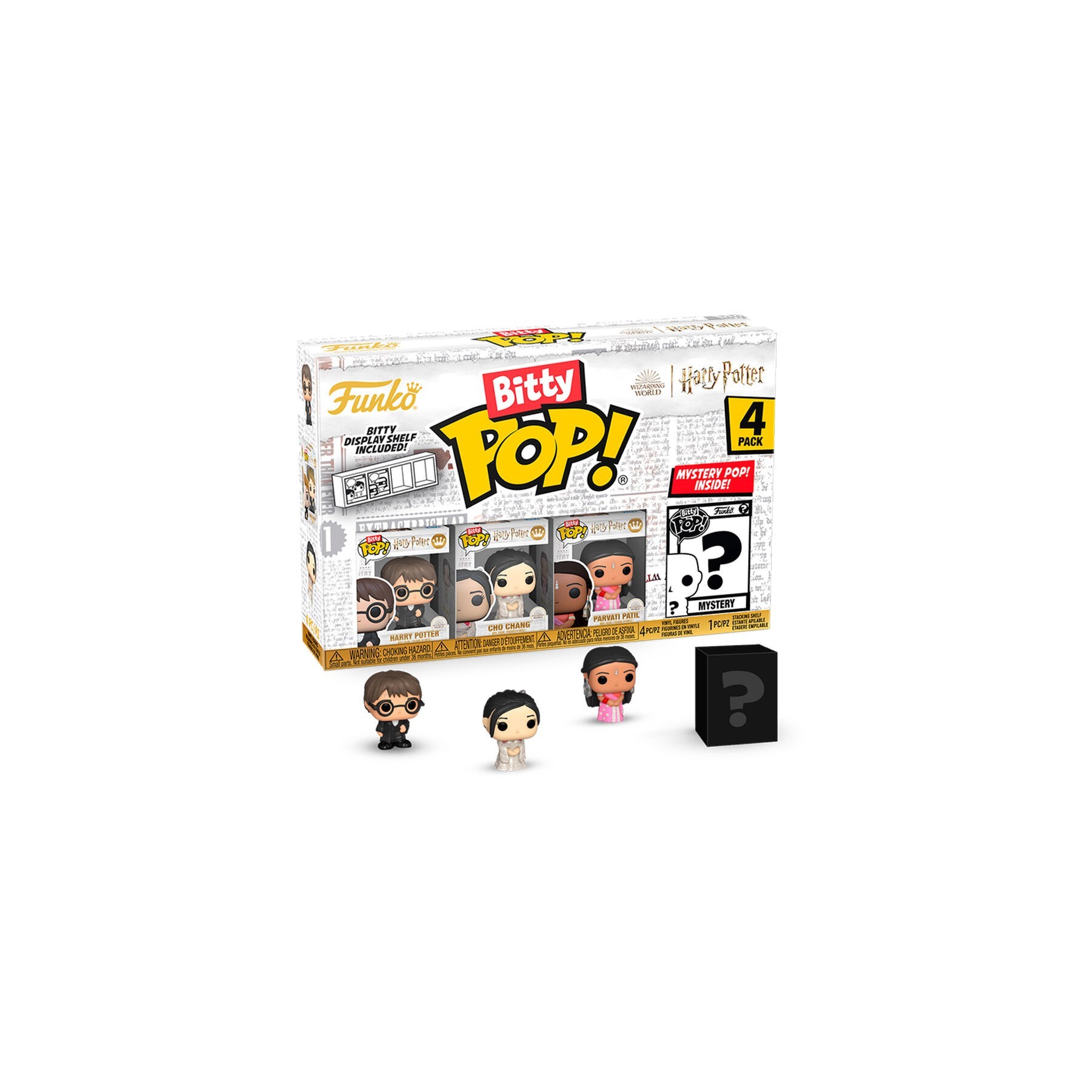 Blister 4 figuras Bitty POP Harry Potter Harry