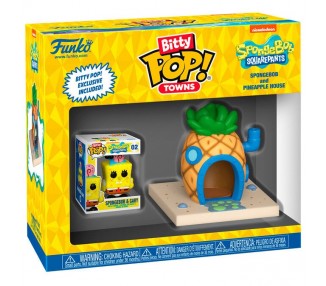 Figura Bitty POP Town Bob Esponja - Sponge Bob at Home