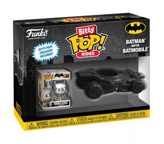 Figura Bitty POP Ride DC Batman - Batman with Batmobile
