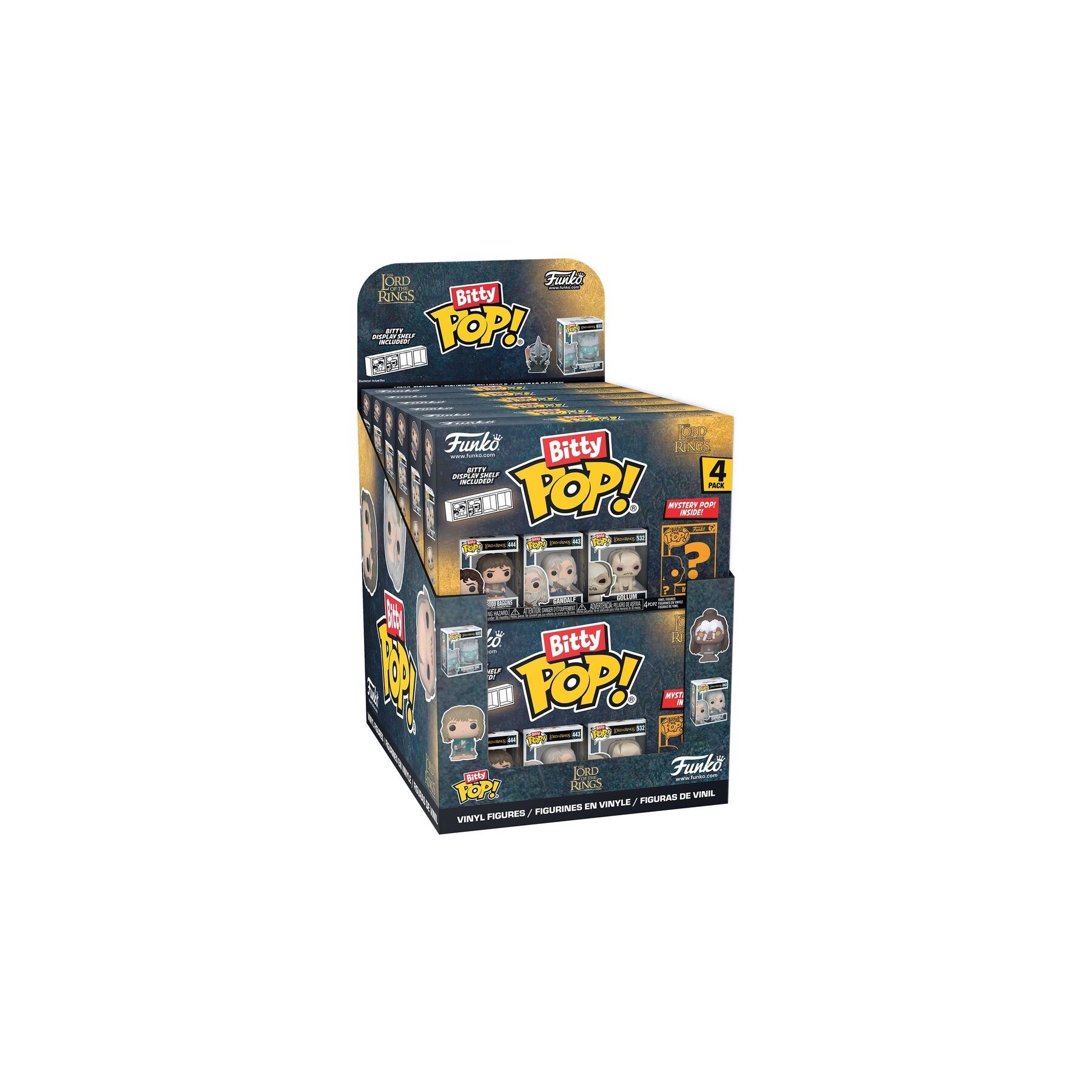 Blister 4 figuras Bitty POP El Señor de los Anillos surtido