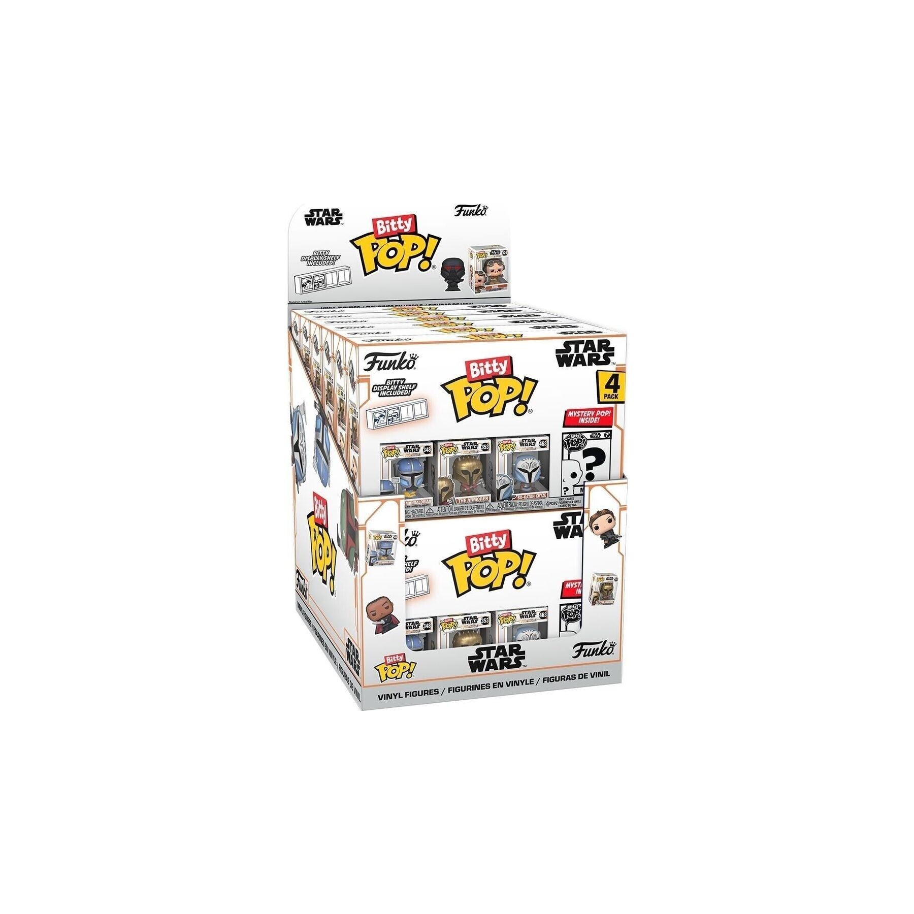 Blister 4 figuras Bitty POP The Mandalorian Star Wars surtido