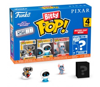Blister 4 figuras Bitty POP Disney Pixar Wall-E