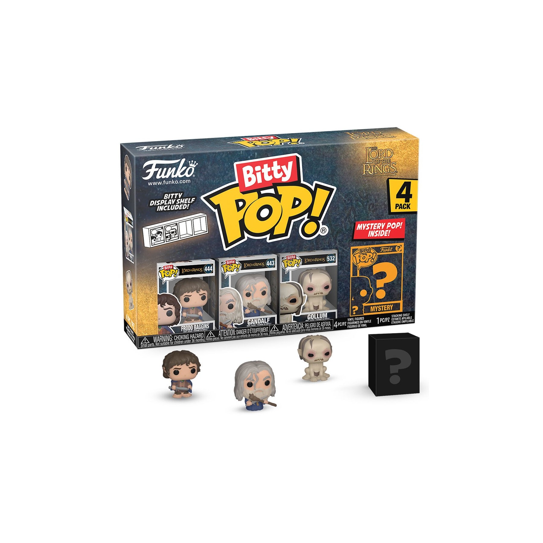 Blister 4 figuras Bitty POP El Señor de los Anillos Frodo