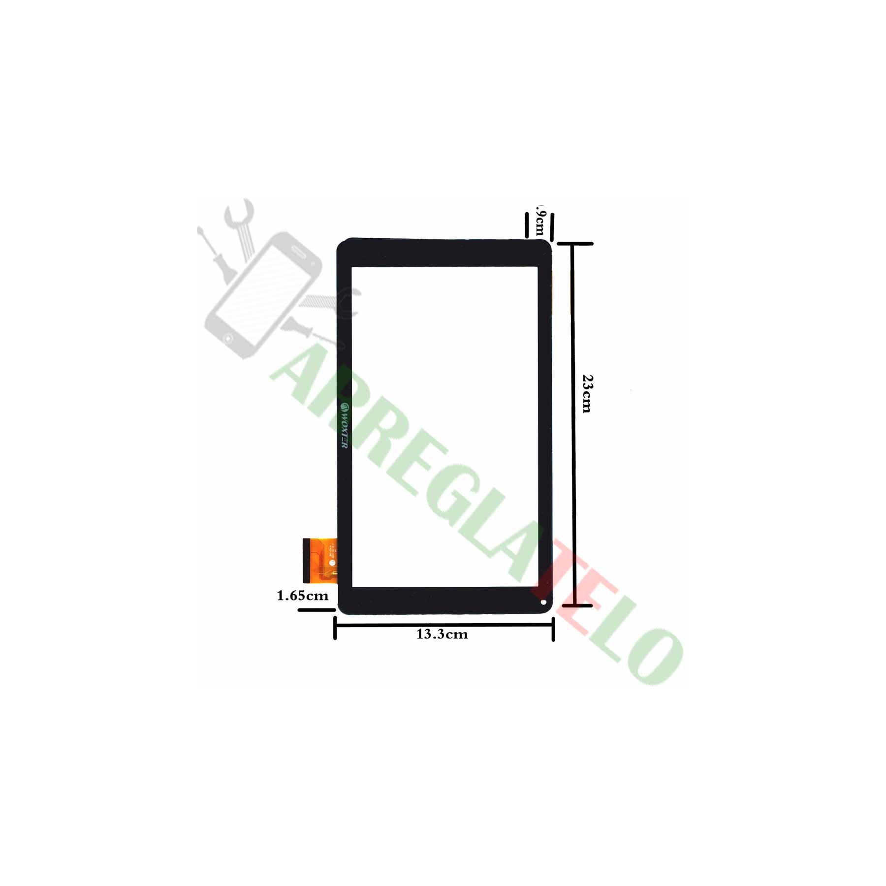 Pantalla Tactil Digitalizador Para Woxter Tab 10.1 Qx105 Zhc-0364A Negra