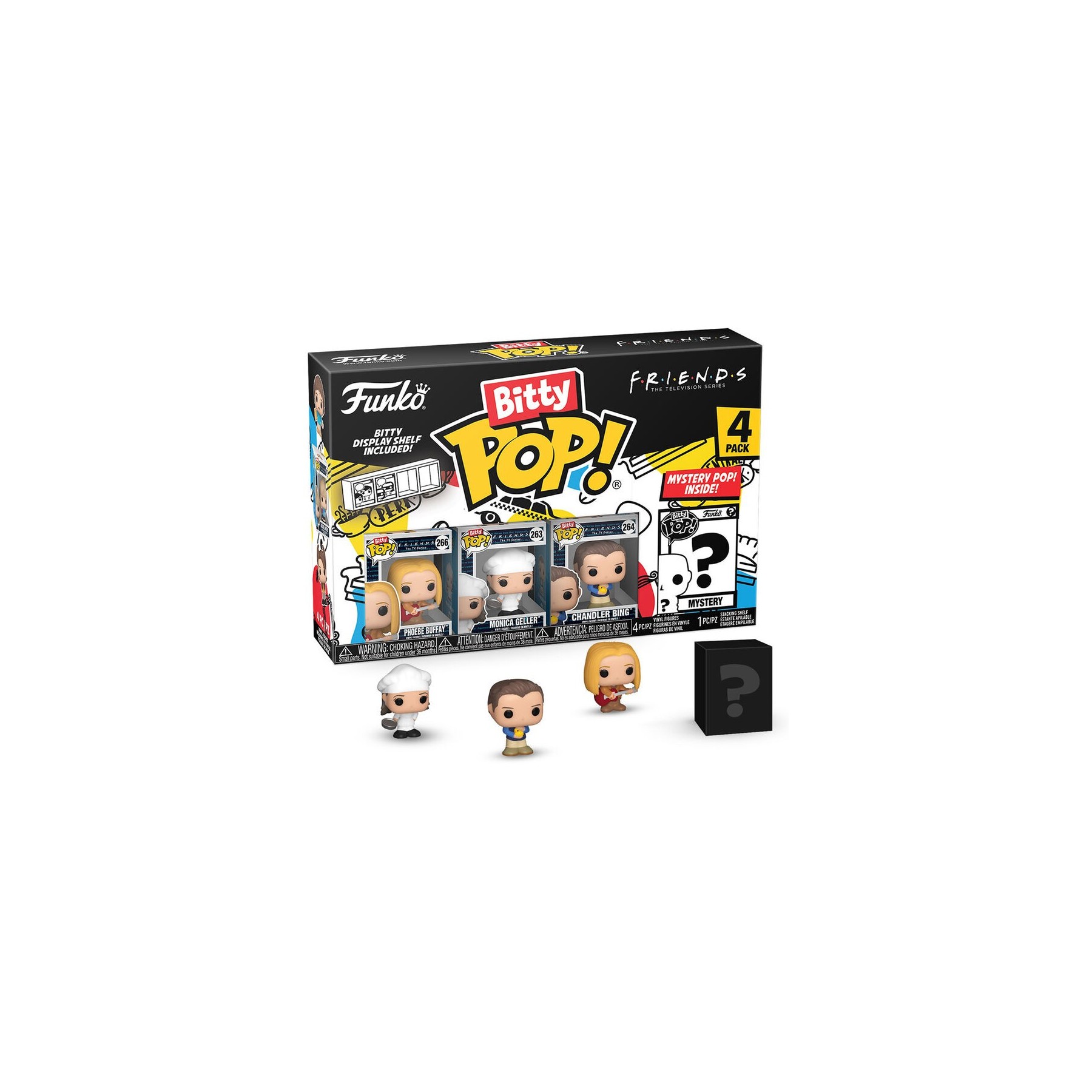 Blister 4 figuras Bitty POP Friends Phoebe