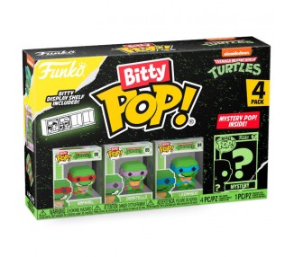 Blister 4 figuras Bitty POP Tortugas Ninja Blit