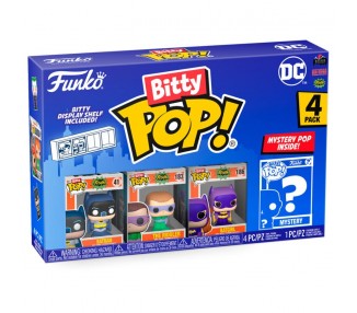 Blister 4 figuras Bitty POP DC Comics Batman Adam West