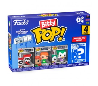 Blister 4 figuras Bitty POP DC Comics Harley Quinn
