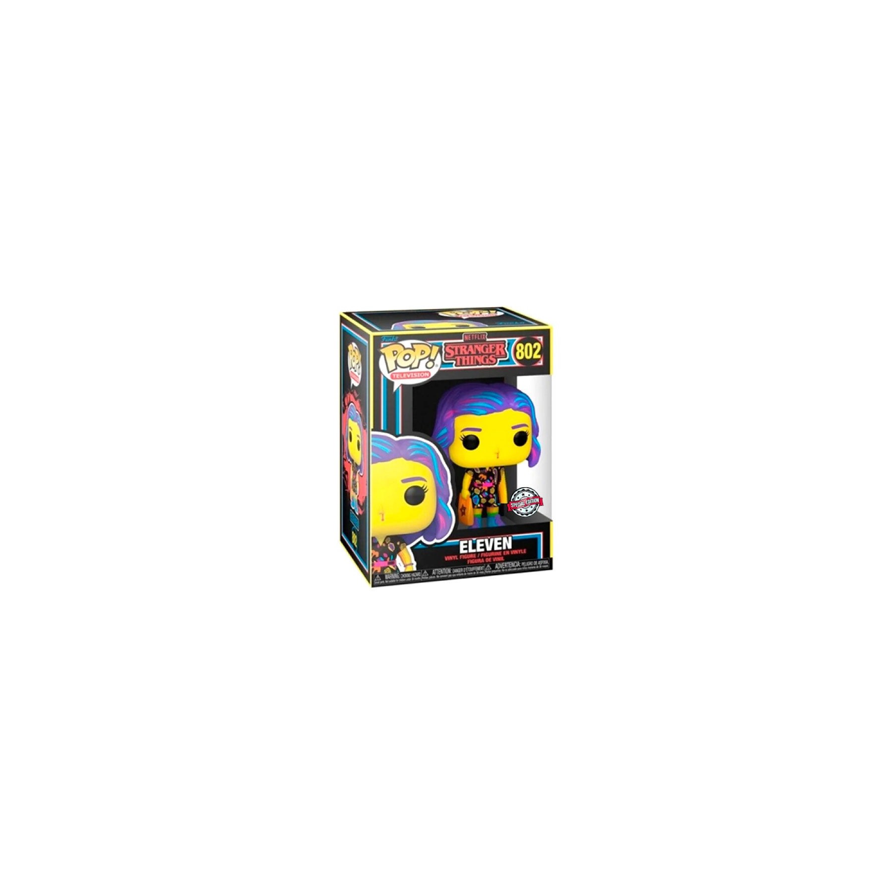 Figura POP Stranger Things Eleven in Mall Outfit Black Light Exclusive