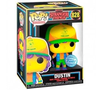 Figura POP Stranger Things Dustin in Beef Black Light Exclusive