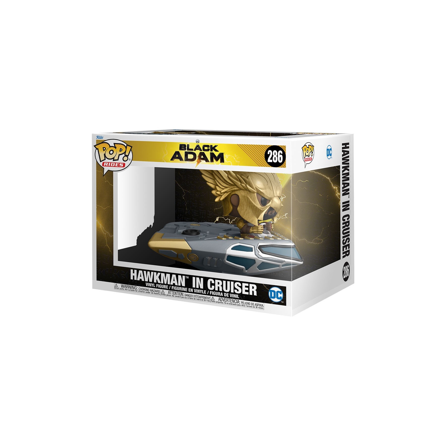 Figura POP DC Comics Black Adam Hawkman in Cruiser