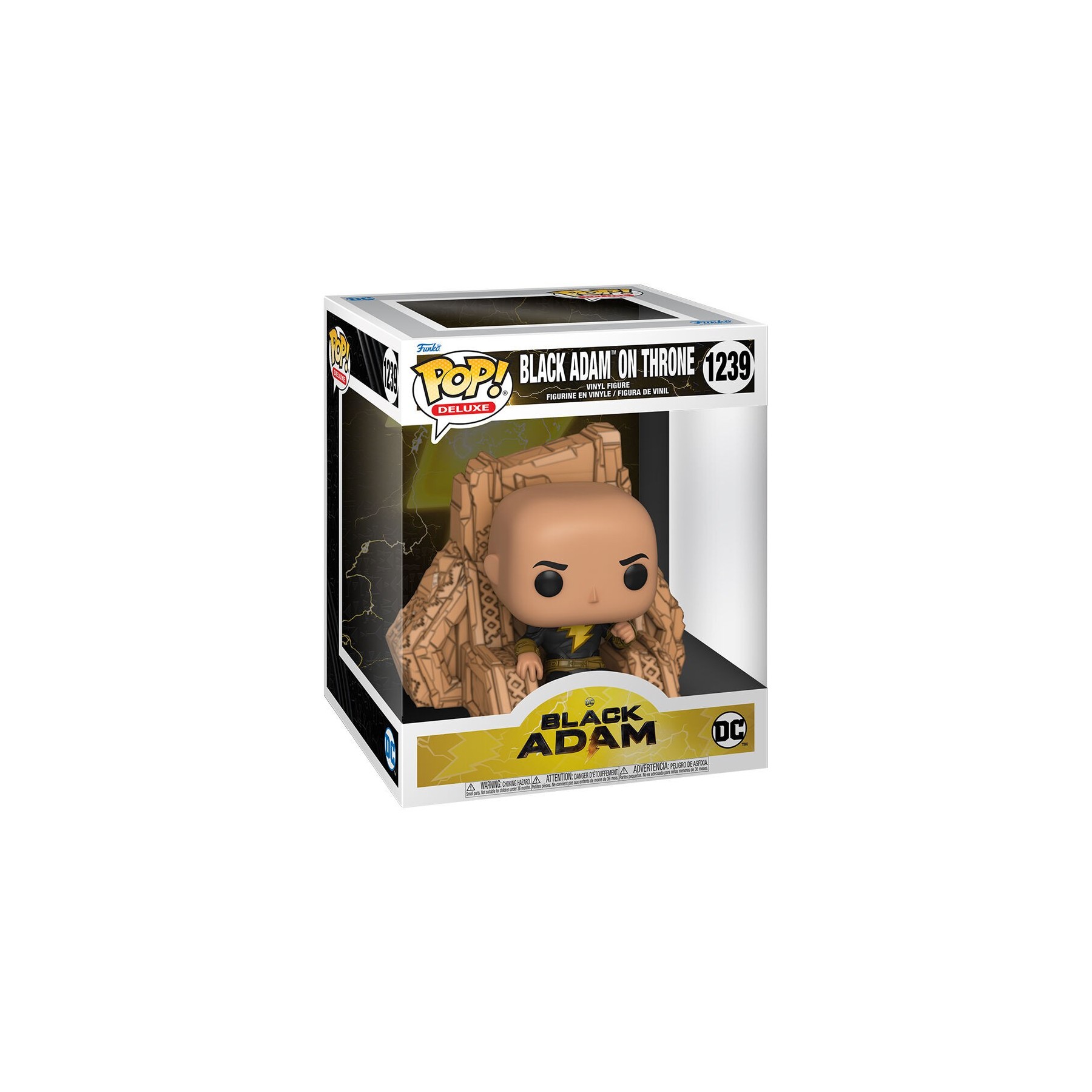 Figura POP DC Comics Black Adam - Black Adam on Throne